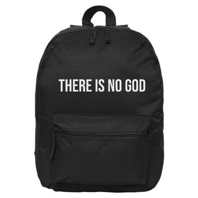 Atheist There Is No God 16 in Basic Backpack