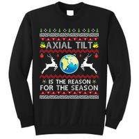 Axial Tilt Is The Reason For The Season Funny Ugly Christmas Sweatshirt