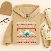 Axial Tilt Is The Reason For The Season Funny Ugly Christmas Hoodie