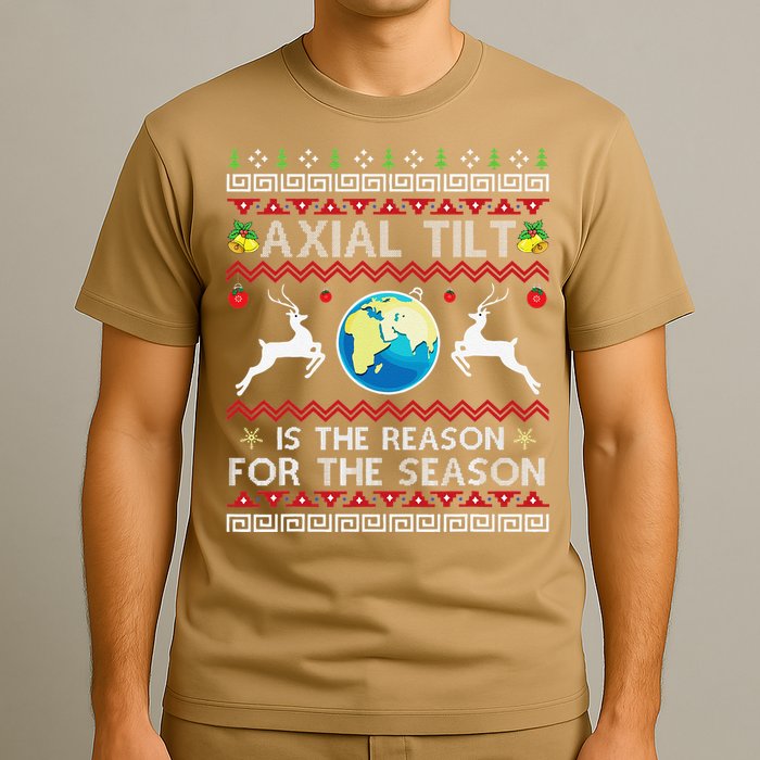 Axial Tilt Is The Reason For The Season Funny Ugly Christmas T-Shirt