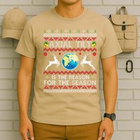Axial Tilt Is The Reason For The Season Funny Ugly Christmas T-Shirt