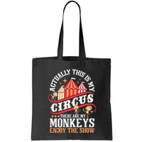 Actually This Is My Circus These Are Monkeys Monkey Lover Bag