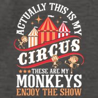 Actually This Is My Circus These Are Monkeys Monkey Lover Vector Backpack