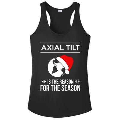 Axial Tilt Is The Reason For The Season Xmas Ladies PosiCharge Competitor Racerback Tank