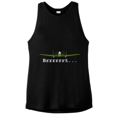 A10 Thunderbolt Ii Warthog Funny Ladies PosiCharge Tri-Blend Wicking Tank
