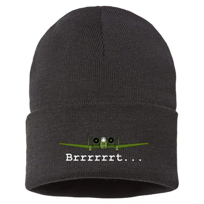 A10 Thunderbolt Ii Warthog Funny Sustainable Knit Beanie