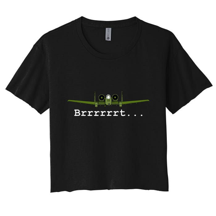 A10 Thunderbolt Ii Warthog Funny Crop Top