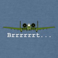 A10 Thunderbolt Ii Warthog Funny Garment-Dyed Sweatshirt