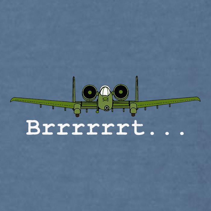 A10 Thunderbolt Ii Warthog Funny Garment-Dyed Sweatshirt
