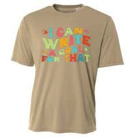 Autism Teacher I Can Write A Goal For That Cooling Performance Crew T-Shirt