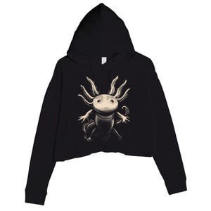 Axolotl: There Is No Planet B Gift Climate Change Is Real! Gift Crop Fleece Hoodie