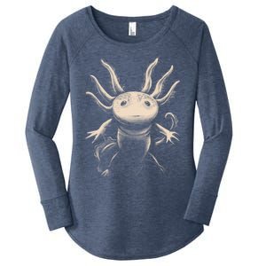 Axolotl: There Is No Planet B Gift Climate Change Is Real! Gift Women's Perfect Tri Tunic Long Sleeve Shirt