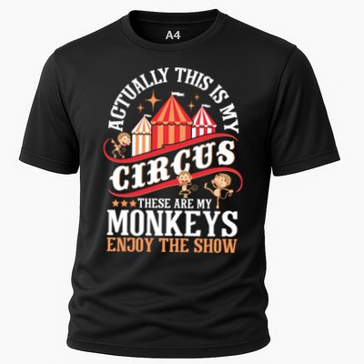 Actually This Is My Circus These Are Monkeys Monkey Lover Performance Shirt
