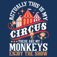 Actually This Is My Circus These Are Monkeys Monkey Lover Infant Baby Jersey Bodysuit