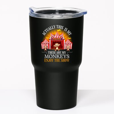 Actually This Is My Circus These Are Monkeys Monkey Lover Tumbler