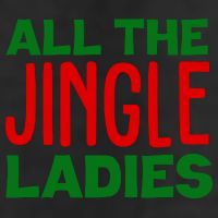 All The Jingle Ladies Funny Christmas 7 Panel Mesh Trucker Snapback Hat