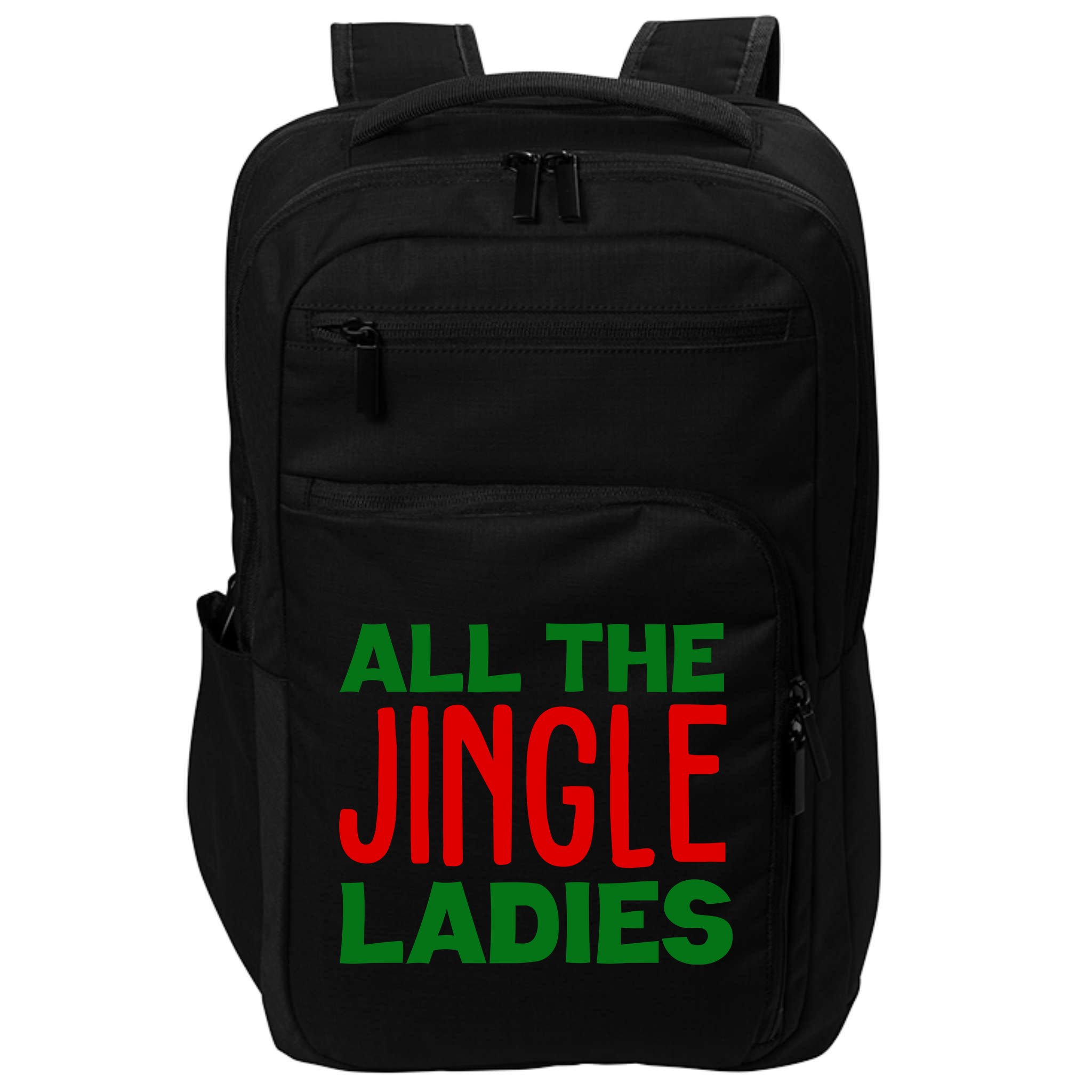 All The Jingle Ladies Funny Christmas Impact Tech Backpack