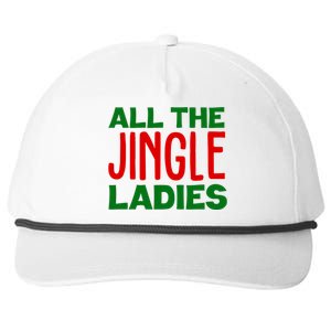 All The Jingle Ladies Funny Christmas Snapback Five-Panel Rope Hat