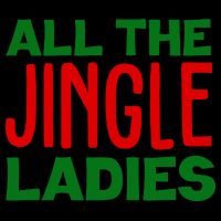 All The Jingle Ladies Funny Christmas Drawstring Bag