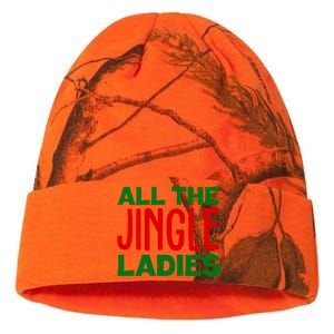 All The Jingle Ladies Funny Christmas Kati Licensed 12" Camo Beanie