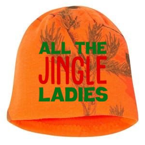 All The Jingle Ladies Funny Christmas Kati - Camo Knit Beanie