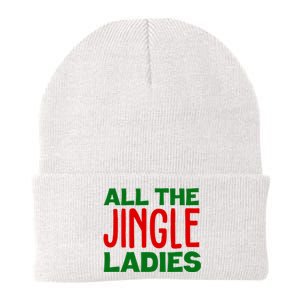 All The Jingle Ladies Funny Christmas Knit Cap Winter Beanie