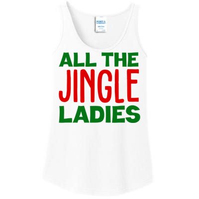 All The Jingle Ladies Funny Christmas Ladies Essential Tank