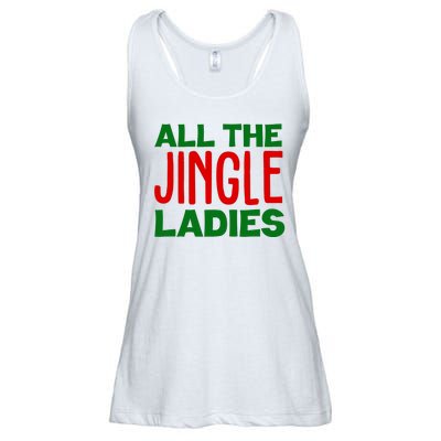 All The Jingle Ladies Funny Christmas Ladies Essential Flowy Tank