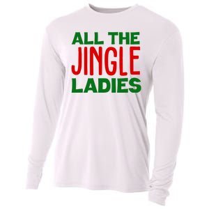 All The Jingle Ladies Funny Christmas Cooling Performance Long Sleeve Crew