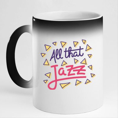 All That Jazz 11oz Black Color Changing Mug