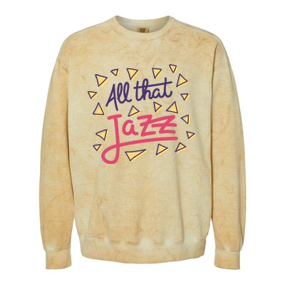 All That Jazz Colorblast Crewneck Sweatshirt