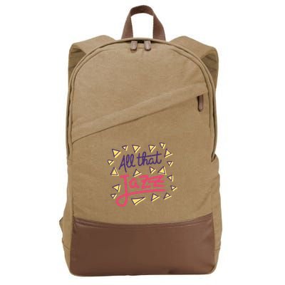 All That Jazz Cotton Canvas Backpack