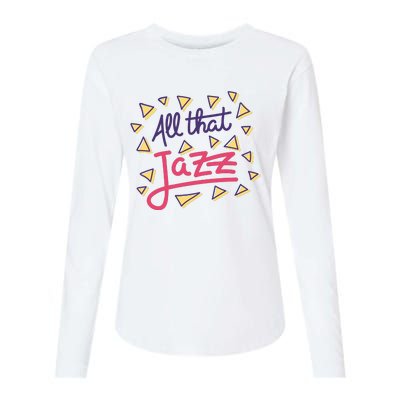 All That Jazz Womens Cotton Relaxed Long Sleeve T-Shirt