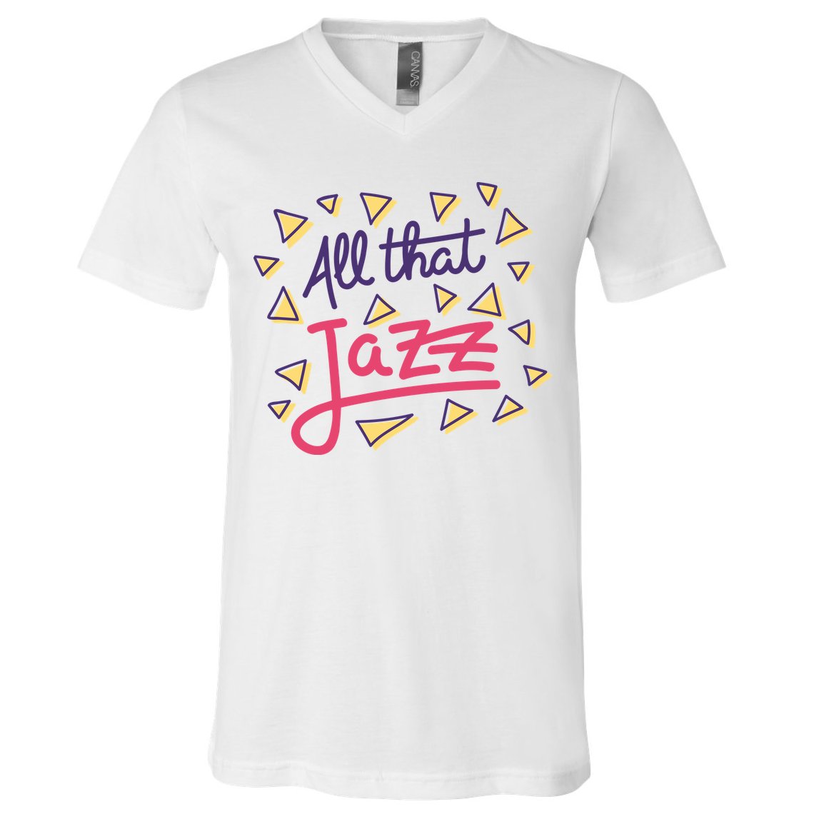 All That Jazz V-Neck T-Shirt