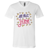 All That Jazz V-Neck T-Shirt