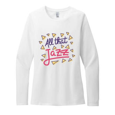 All That Jazz Womens CVC Long Sleeve Shirt