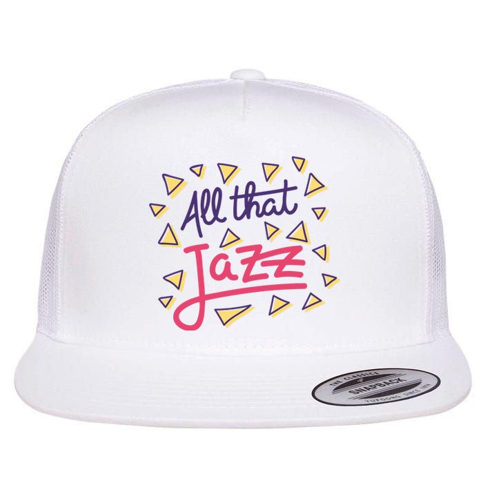 All That Jazz Flat Bill Trucker Hat