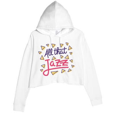 All That Jazz Crop Fleece Hoodie