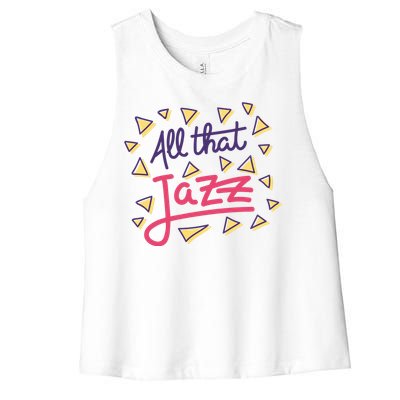 All That Jazz Women's Racerback Cropped Tank