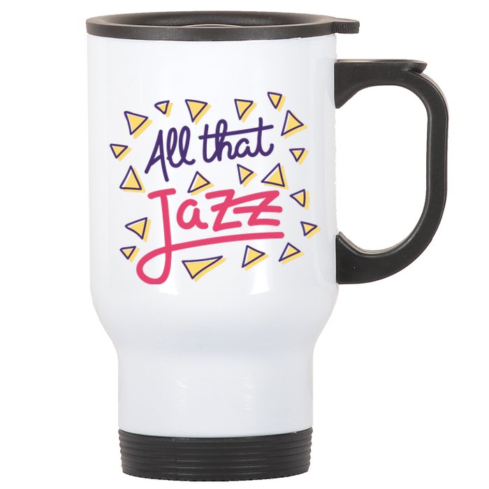 All That Jazz Stainless Steel Travel Mug