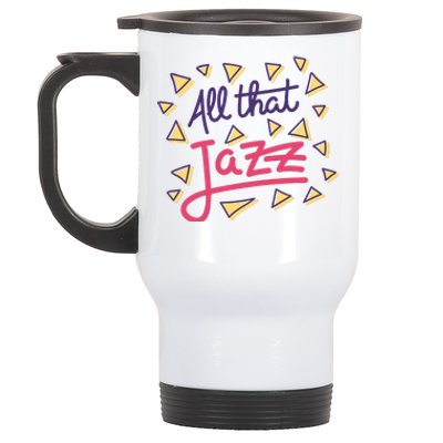 All That Jazz Stainless Steel Travel Mug