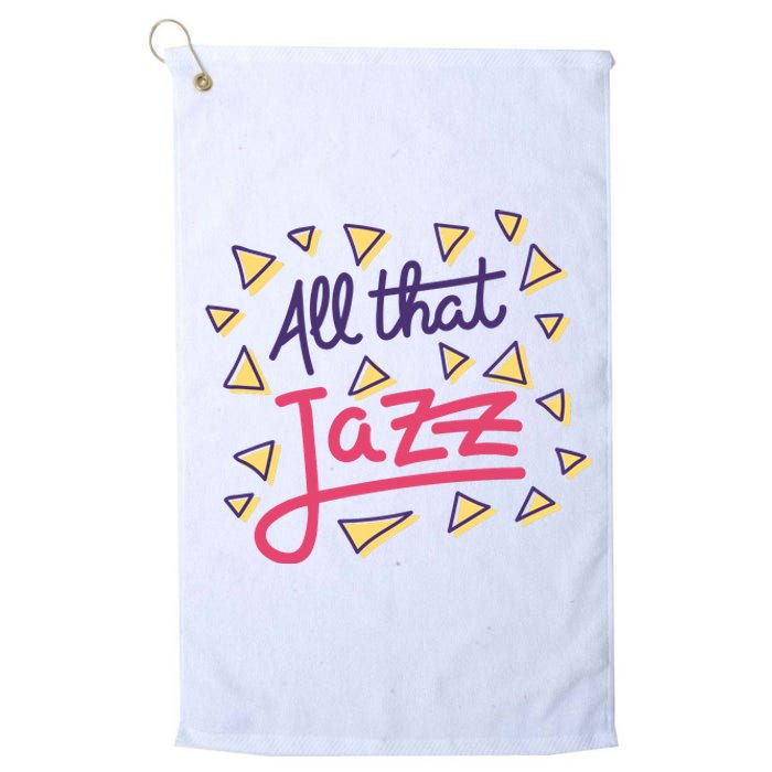 All That Jazz Platinum Collection Golf Towel