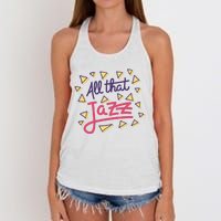 All That Jazz Women's Knotted Racerback Tank