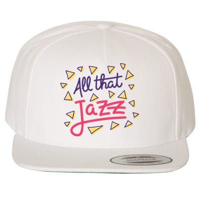 All That Jazz Wool Snapback Cap