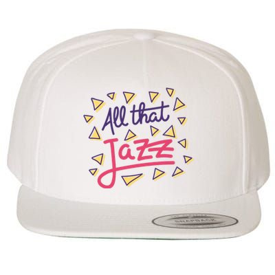 All That Jazz Wool Snapback Cap