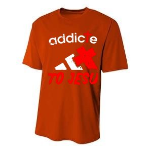 Addicted To Jesus Performance Sprint T-Shirt