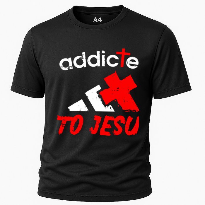 Addicted To Jesus Cooling Performance Crew T-Shirt