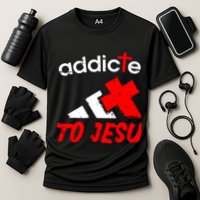 Addicted To Jesus Cooling Performance Crew T-Shirt