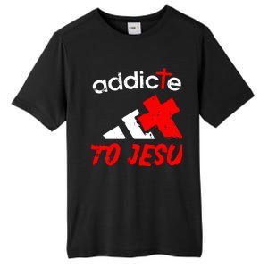 Addicted To Jesus Tall Fusion ChromaSoft Performance T-Shirt