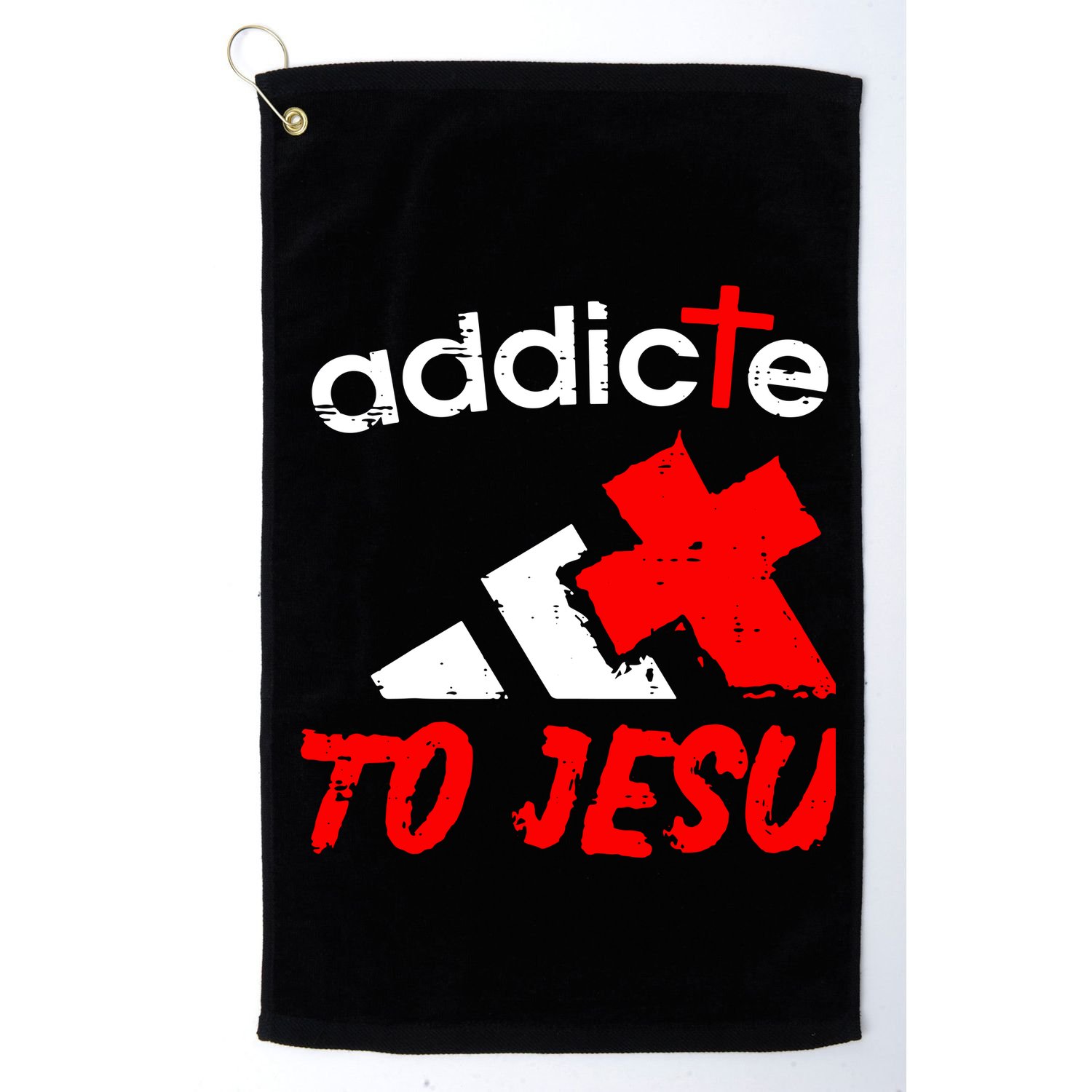 Addicted To Jesus Golf Towel